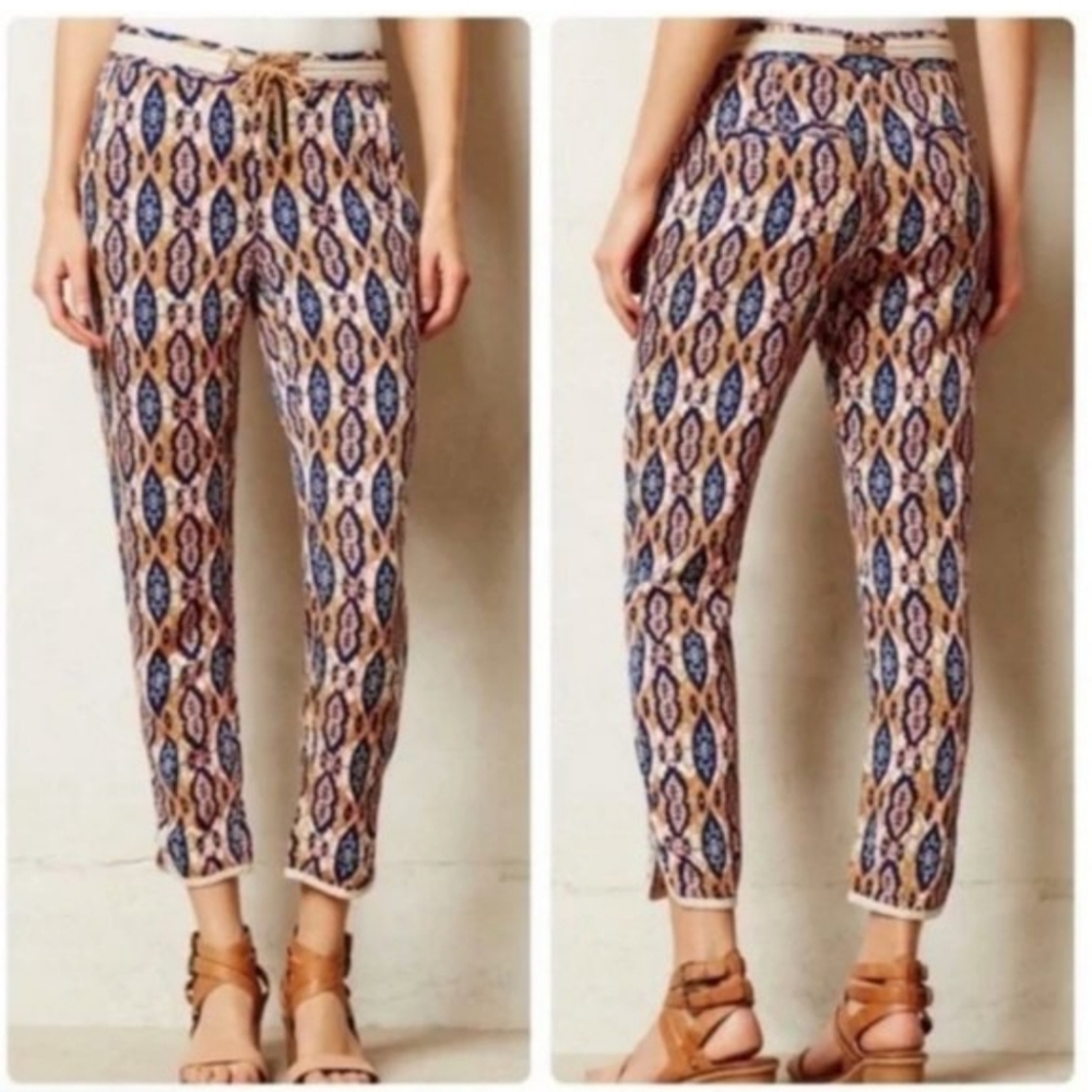 Anthropologie pilcro Ikat jogger pants